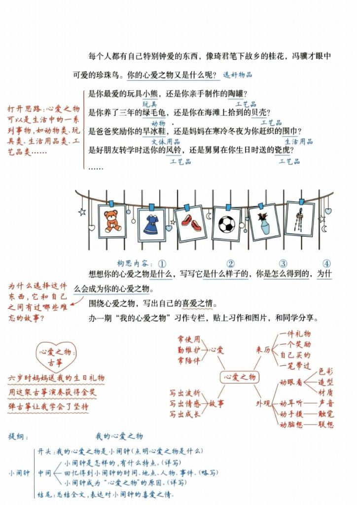 《五年级上册语文1-8单元习作详解》五年级 语文-可达学习资料