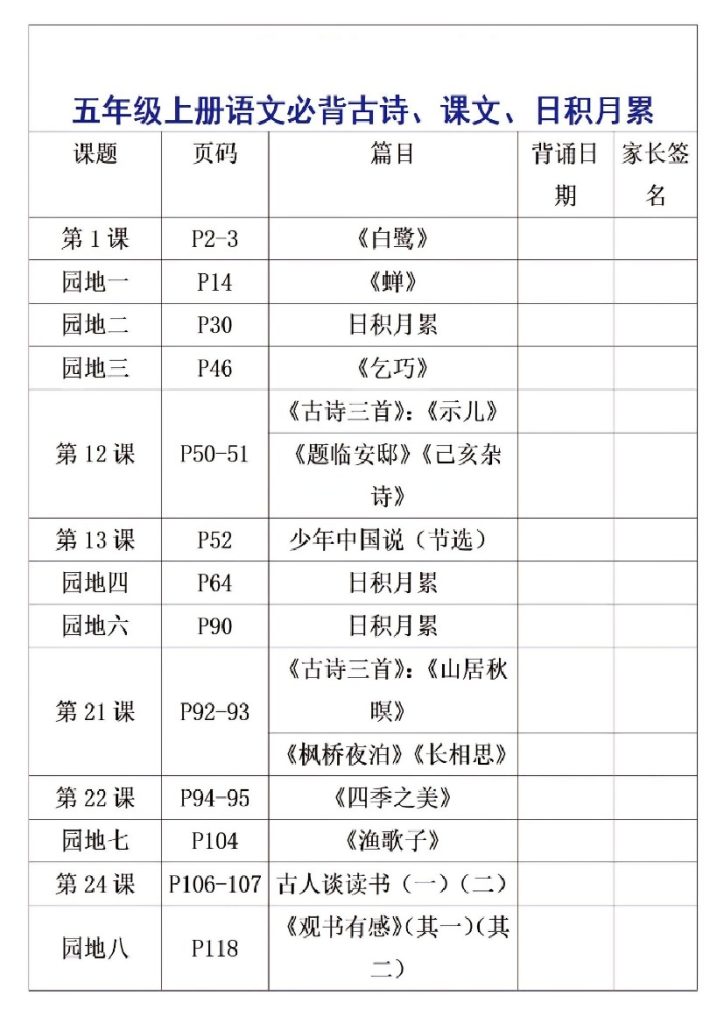 《语文暑假必背预习》四升五语文-可达学习资料