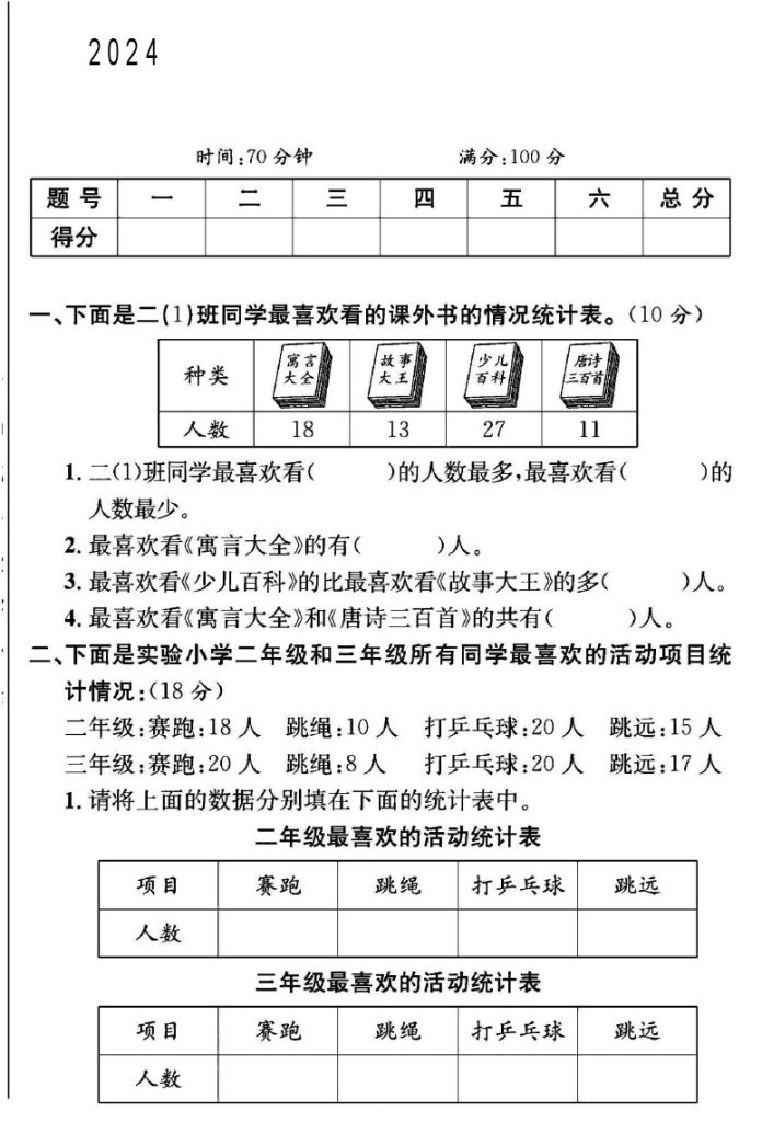 人教版二年级下册数学第一单元测试卷B-可达学习资料