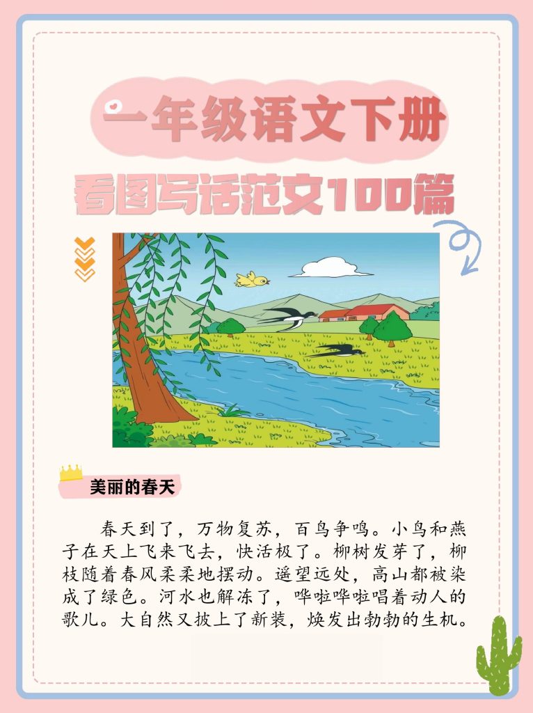 看图写话范文100篇(二)持续更新中PPT -3月14号-可达学习资料