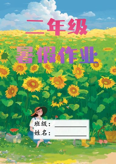 二1（内容一样 向日葵背景）-可达学习资料