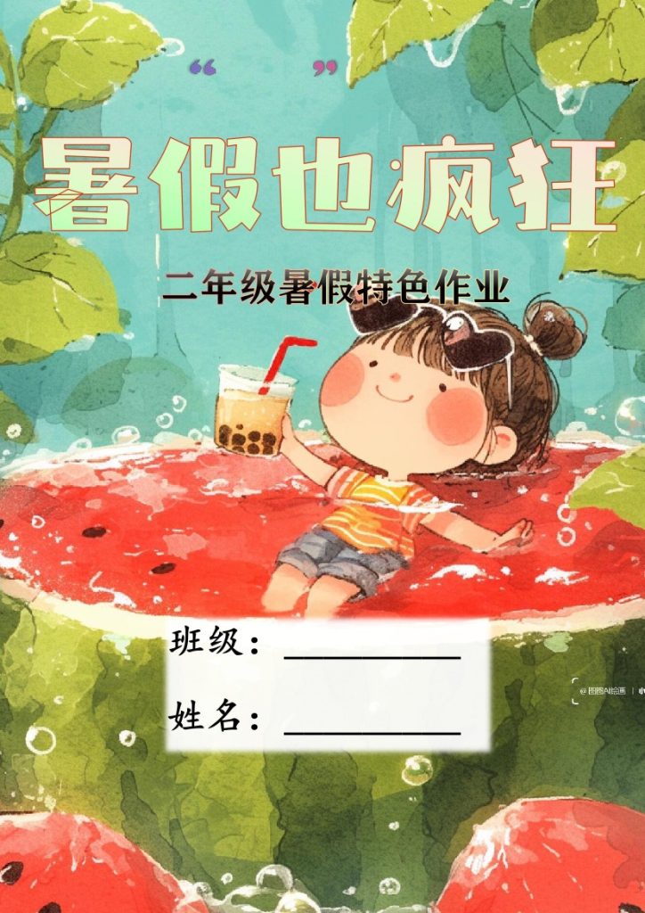 二年级语文特色暑假作业2-可达学习资料