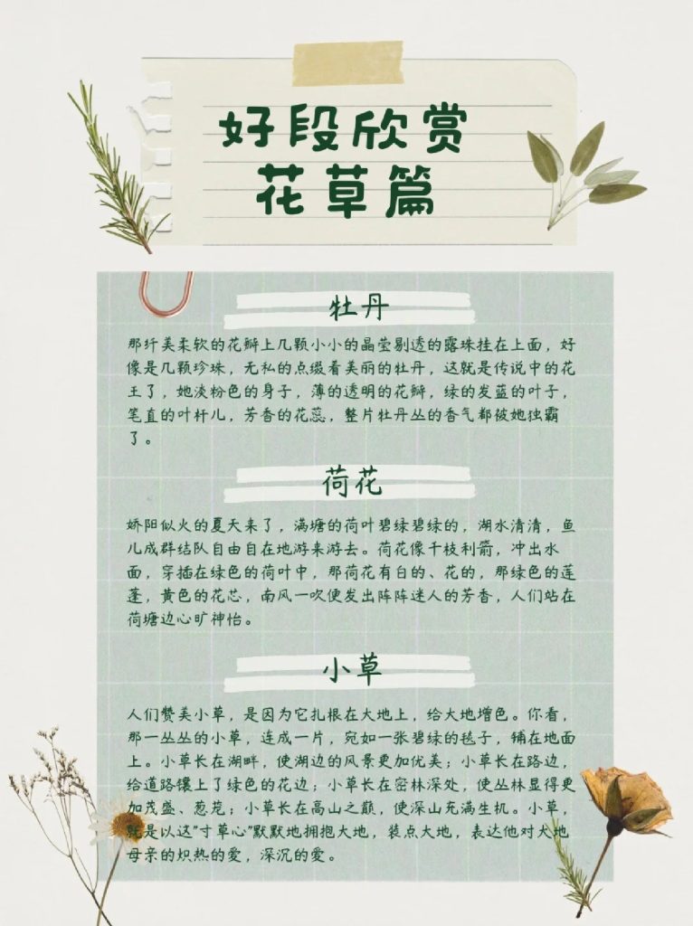 U10-好段欣赏【16页】-可达学习资料